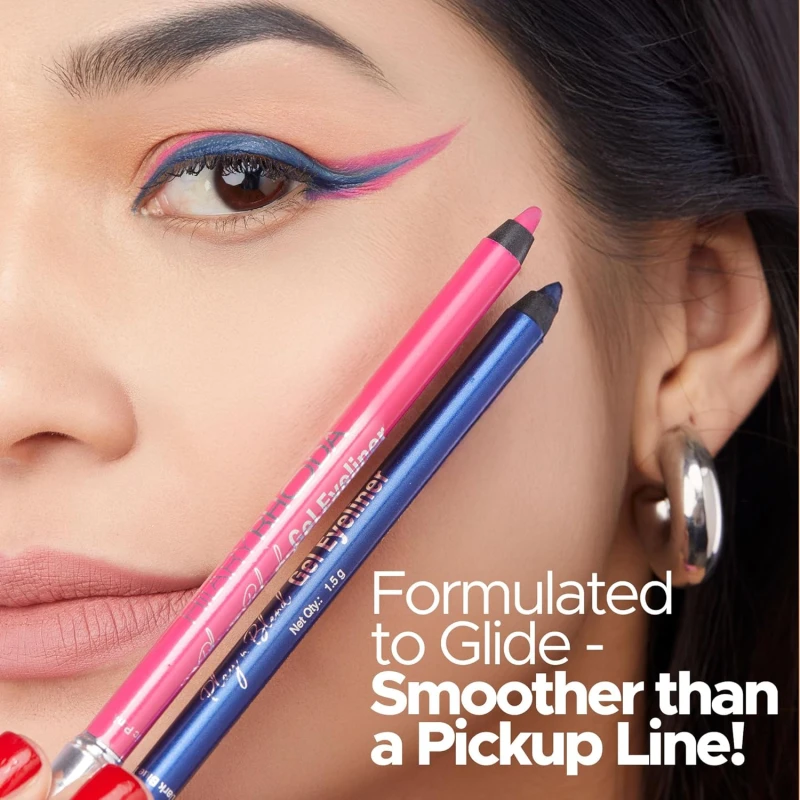Hilary Rhoda Play n Blend Gel Eyeliner | One Stroke Application | Highly Pigmented | Matte & Shimmer Finish | 2 in 1 Smudger + Eyeliner | Butter Smooth Texture | 1.5g - (Shimmer Brown | Shade 11) thumbnail 4